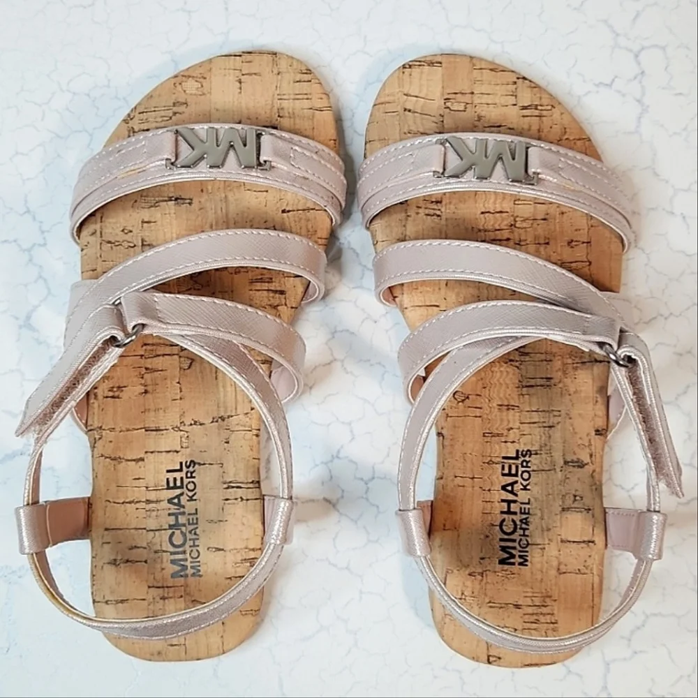 MICHAEL Michael Kors Girls' Youth Normani Pink Sandals, Size 11 ~ BNIB - Picture 3 of 7